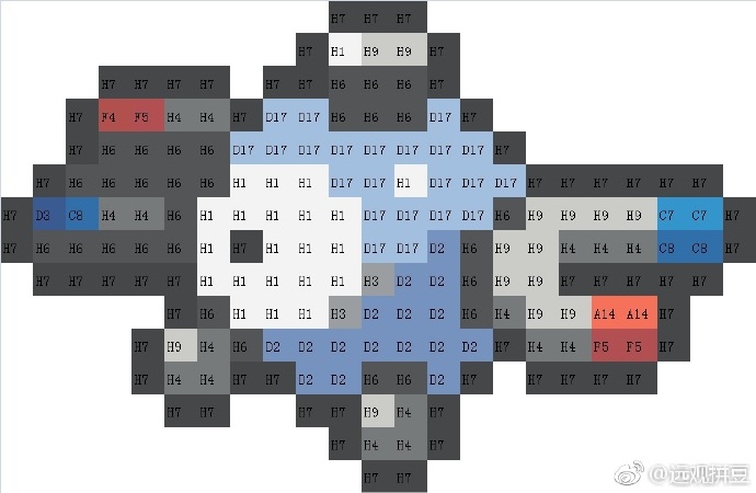 宝可梦拼豆图纸 第一代151只（色号Mard）