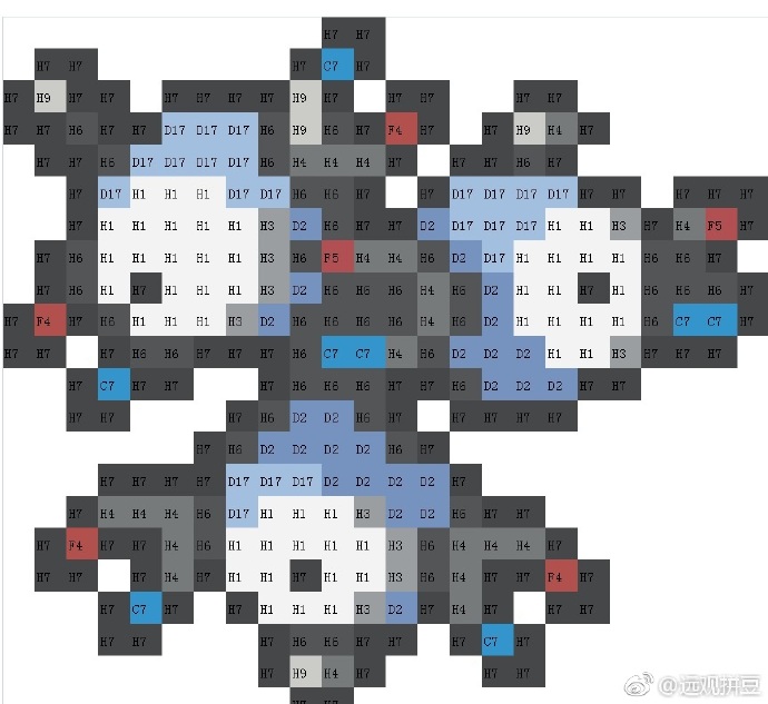宝可梦拼豆图纸 第一代151只（色号Mard）