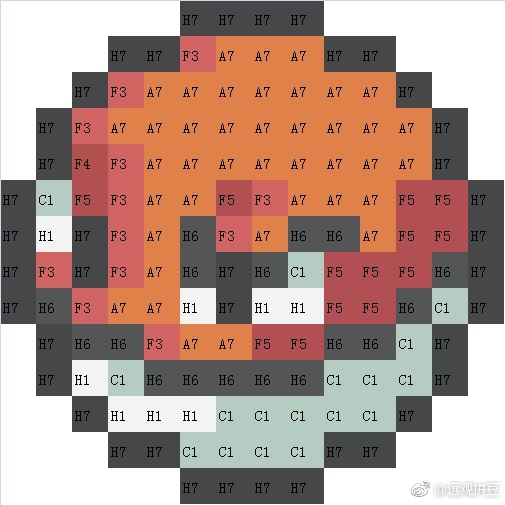 宝可梦拼豆图纸 第一代151只（色号Mard）