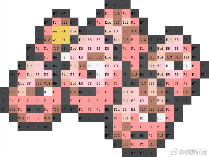 宝可梦拼豆图纸 第一代151只（色号Mard）