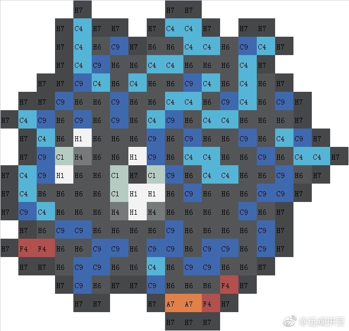 宝可梦拼豆图纸 第一代151只（色号Mard）