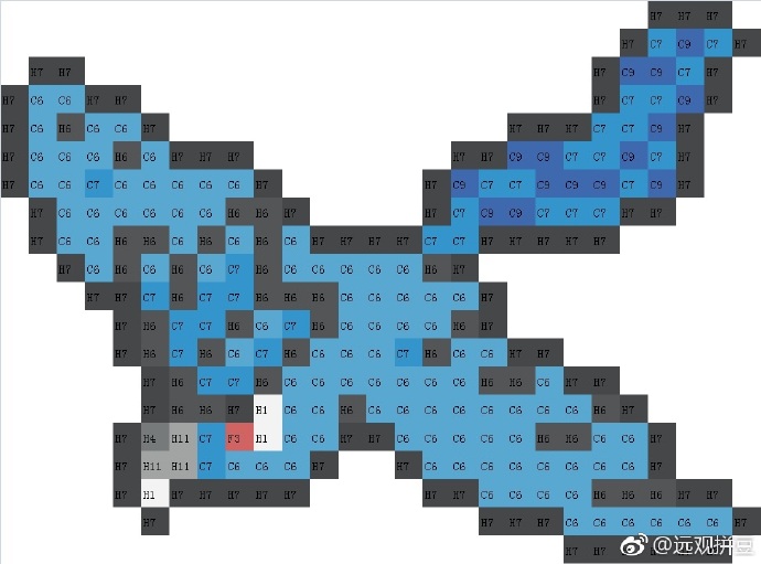 宝可梦拼豆图纸 第一代151只（色号Mard）