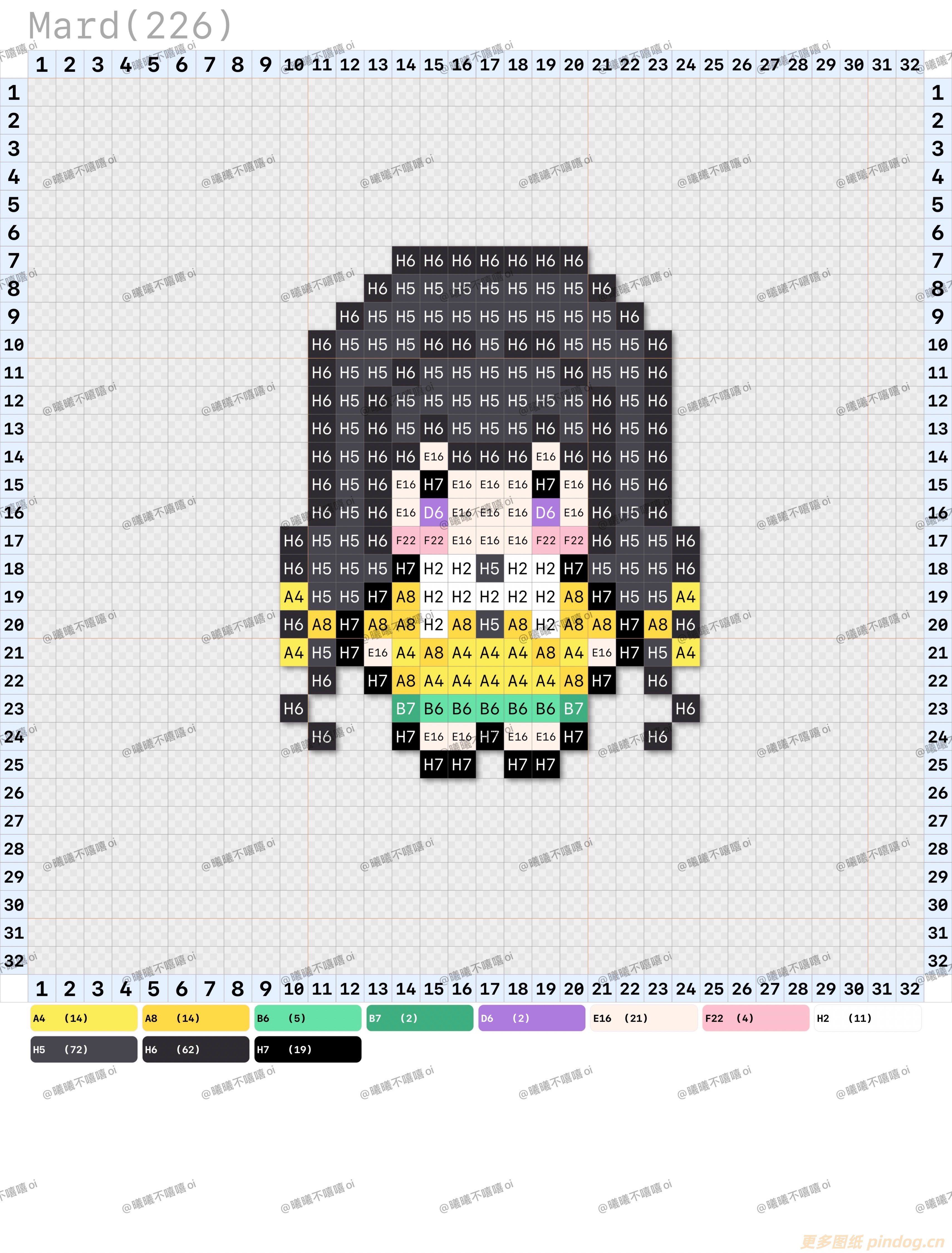 拼豆图纸魔法少女樱知世小樱大全套翼知世2
