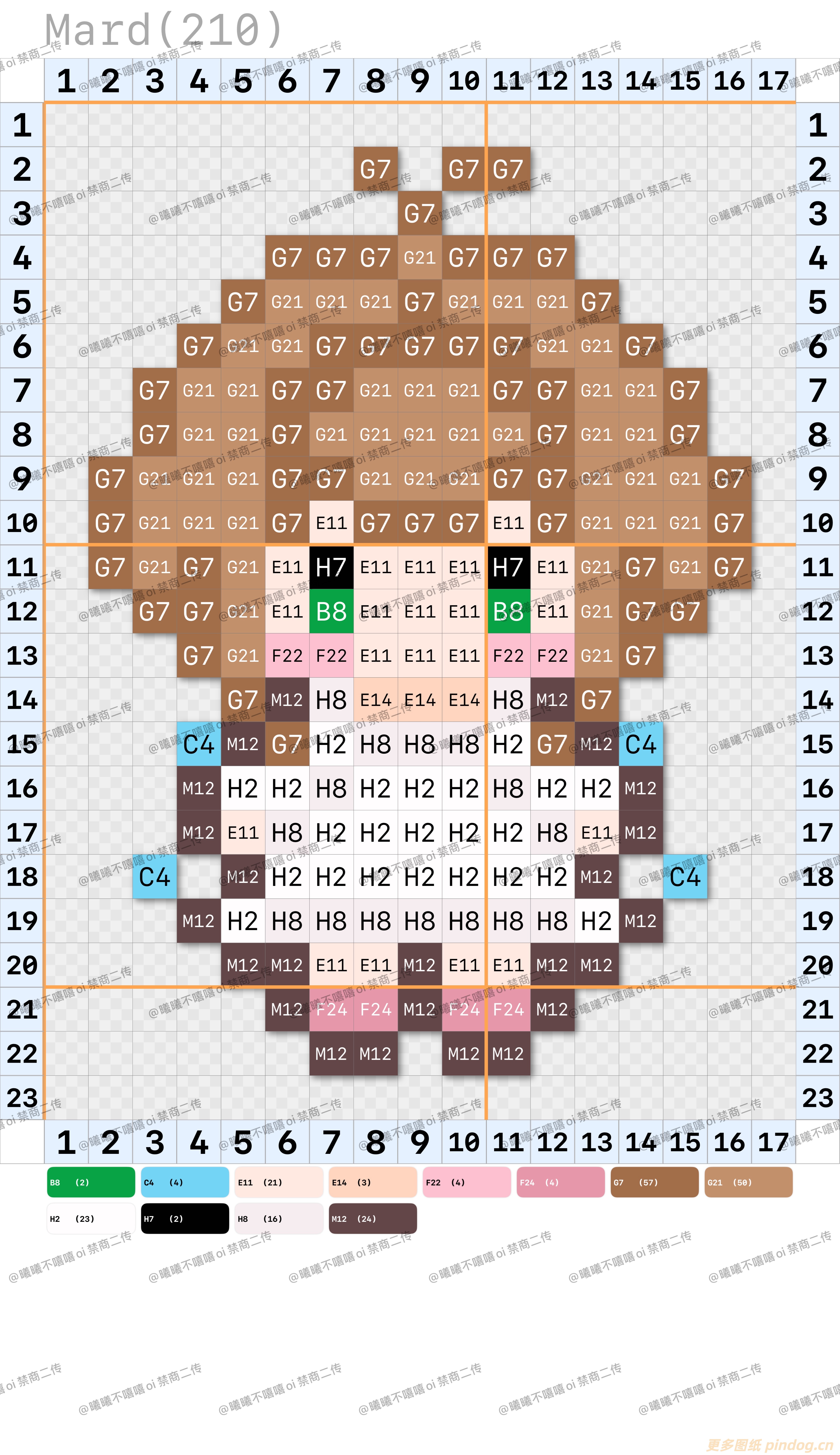 拼豆图纸魔法少女樱知世小樱大全套翼年代