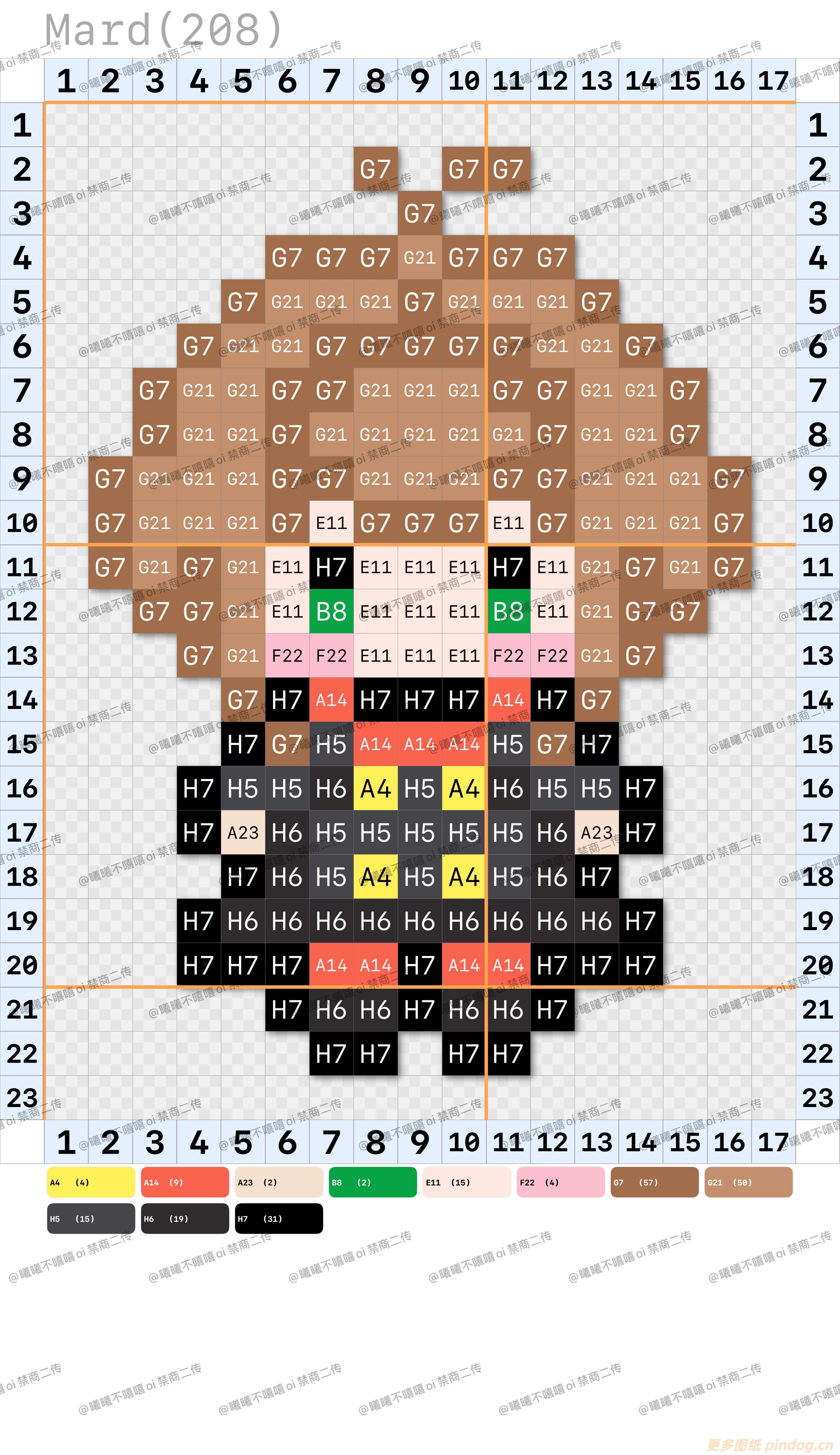 拼豆图纸魔法少女樱知世小樱大全套翼年代