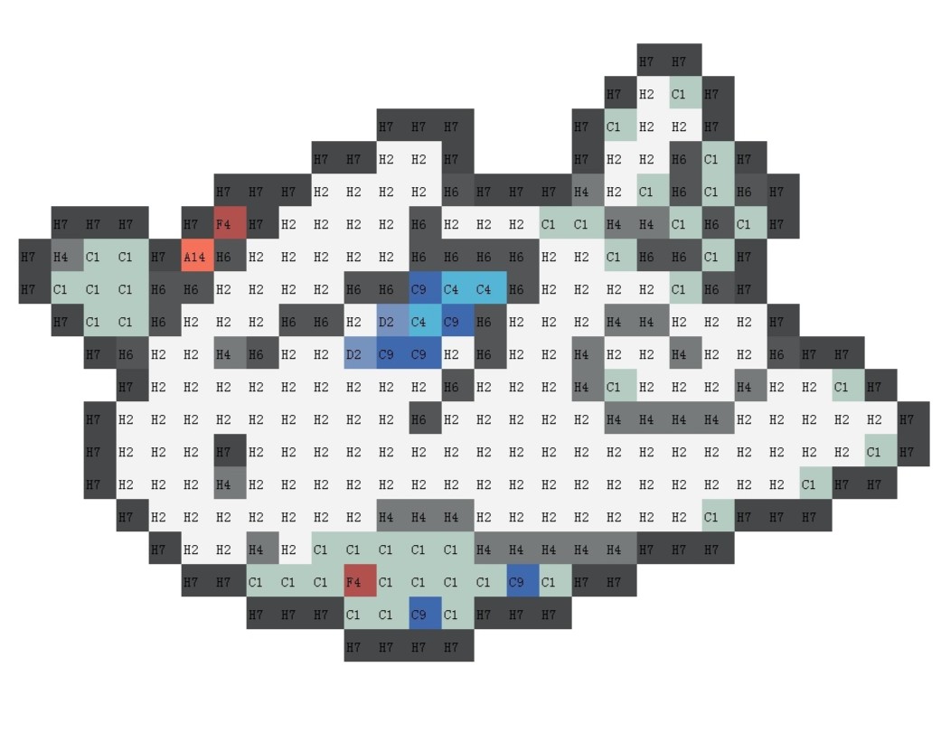 宝可梦拼豆图纸 第四代107只（色号Mard）