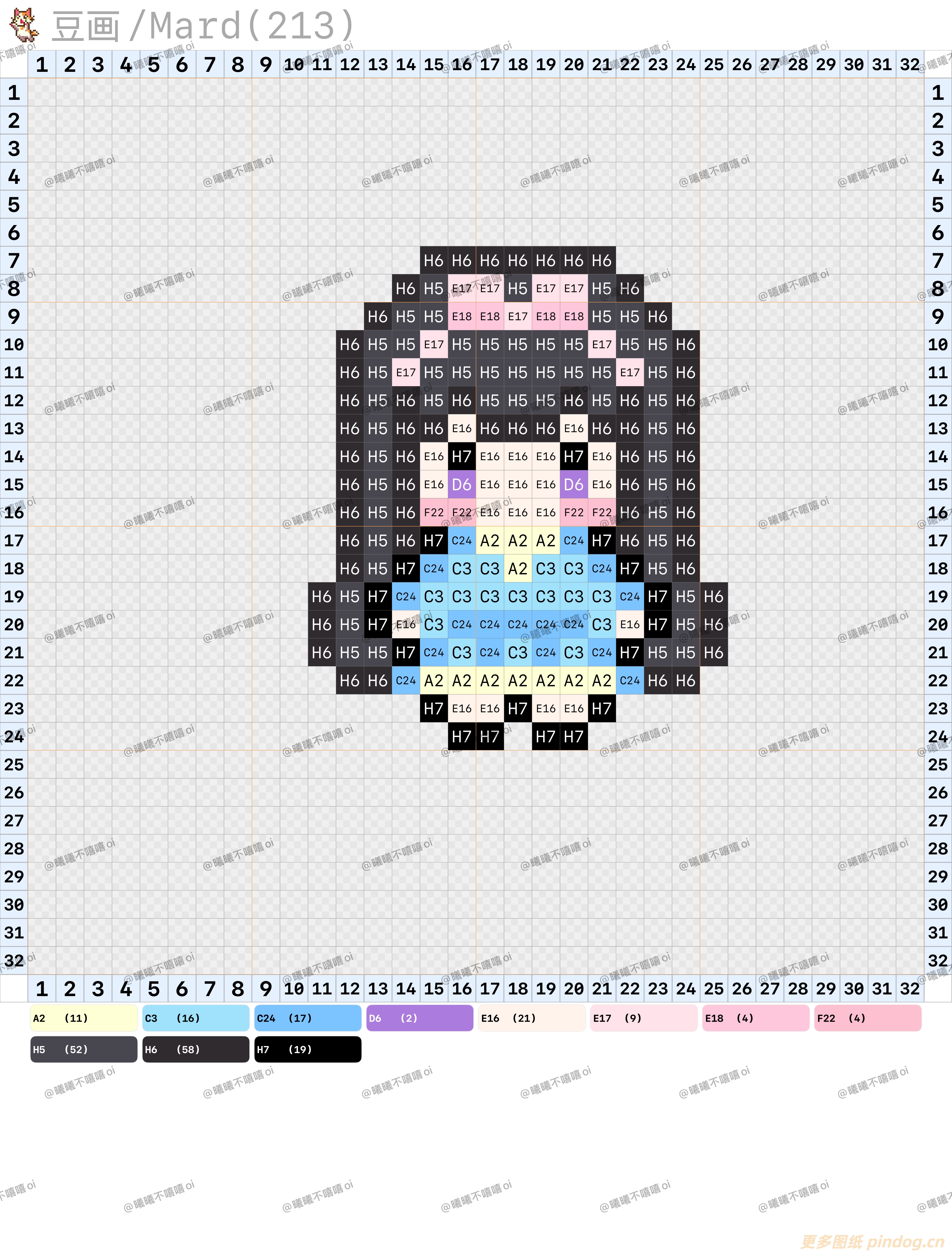 拼豆图纸魔法少女樱知世小樱大全套翼知世1