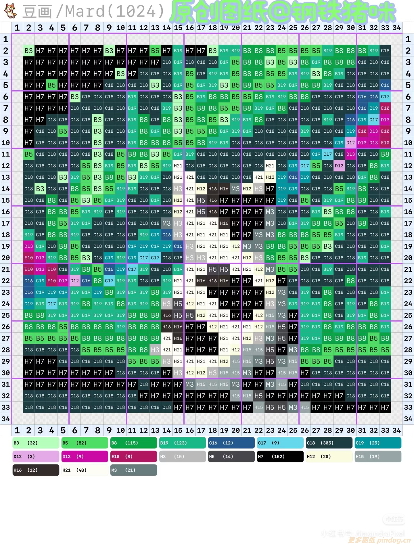 油画拼豆