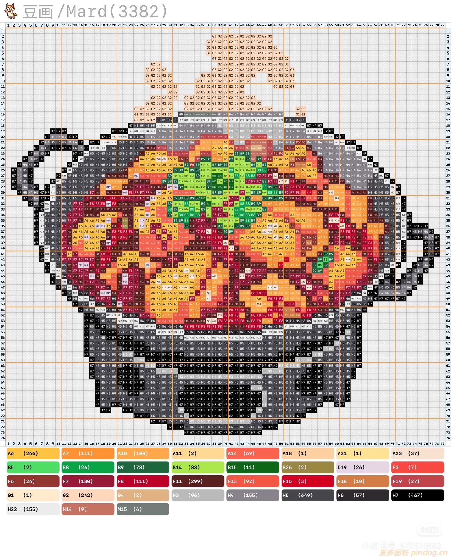 大图美食拼豆