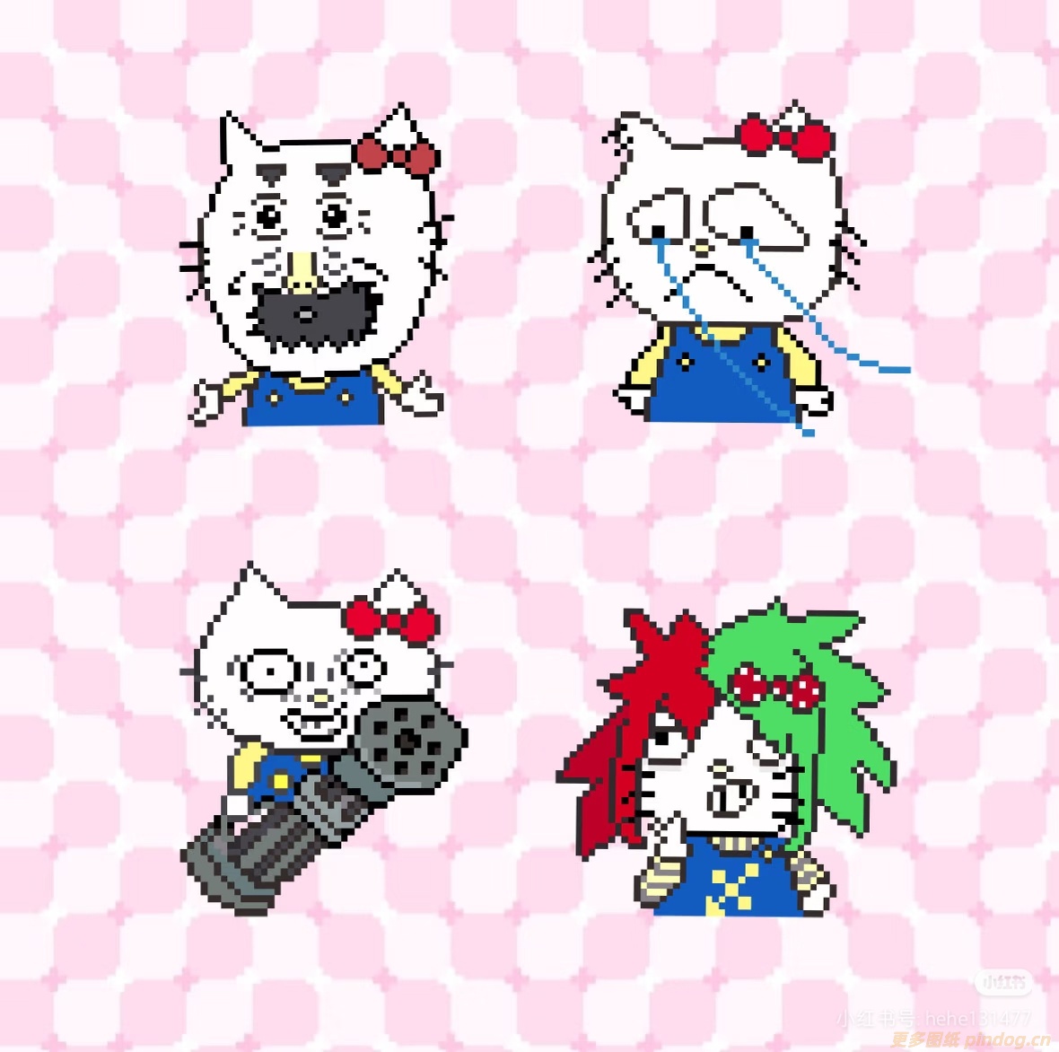 抽象hello kitty