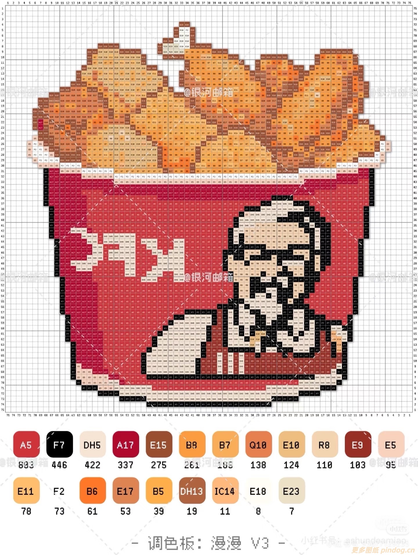 大图拼豆图纸