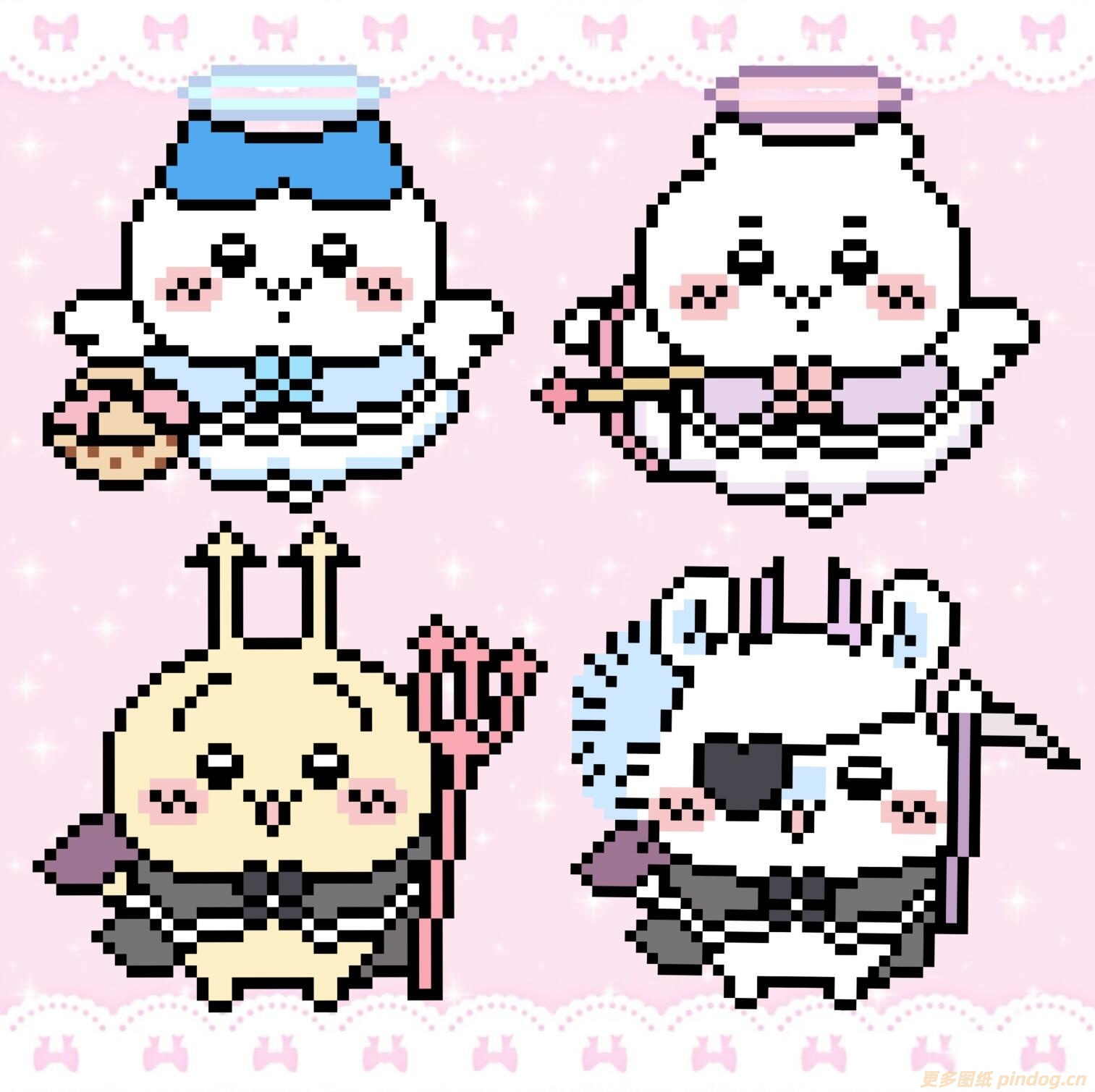 吉伊卡哇chiikawa天使和恶魔