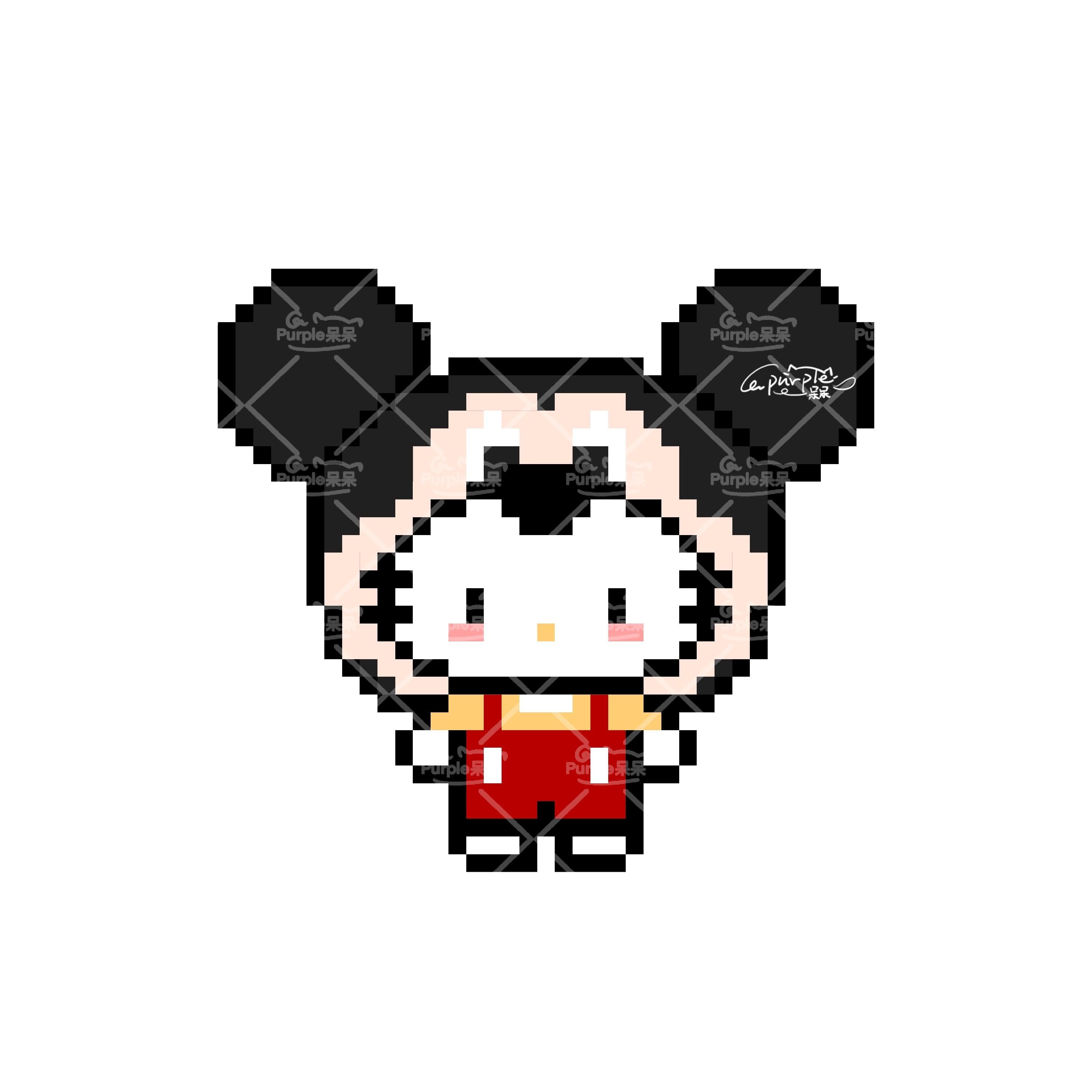 拼豆图纸 HelloKitty