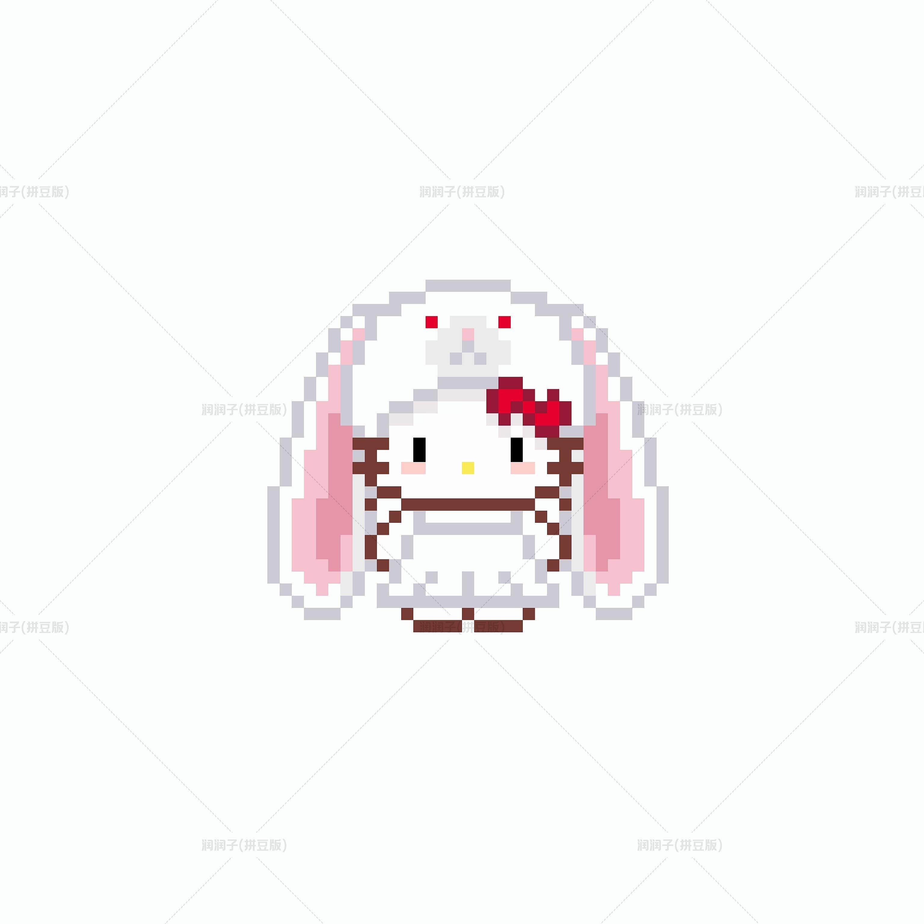 拼豆图纸 HelloKitty