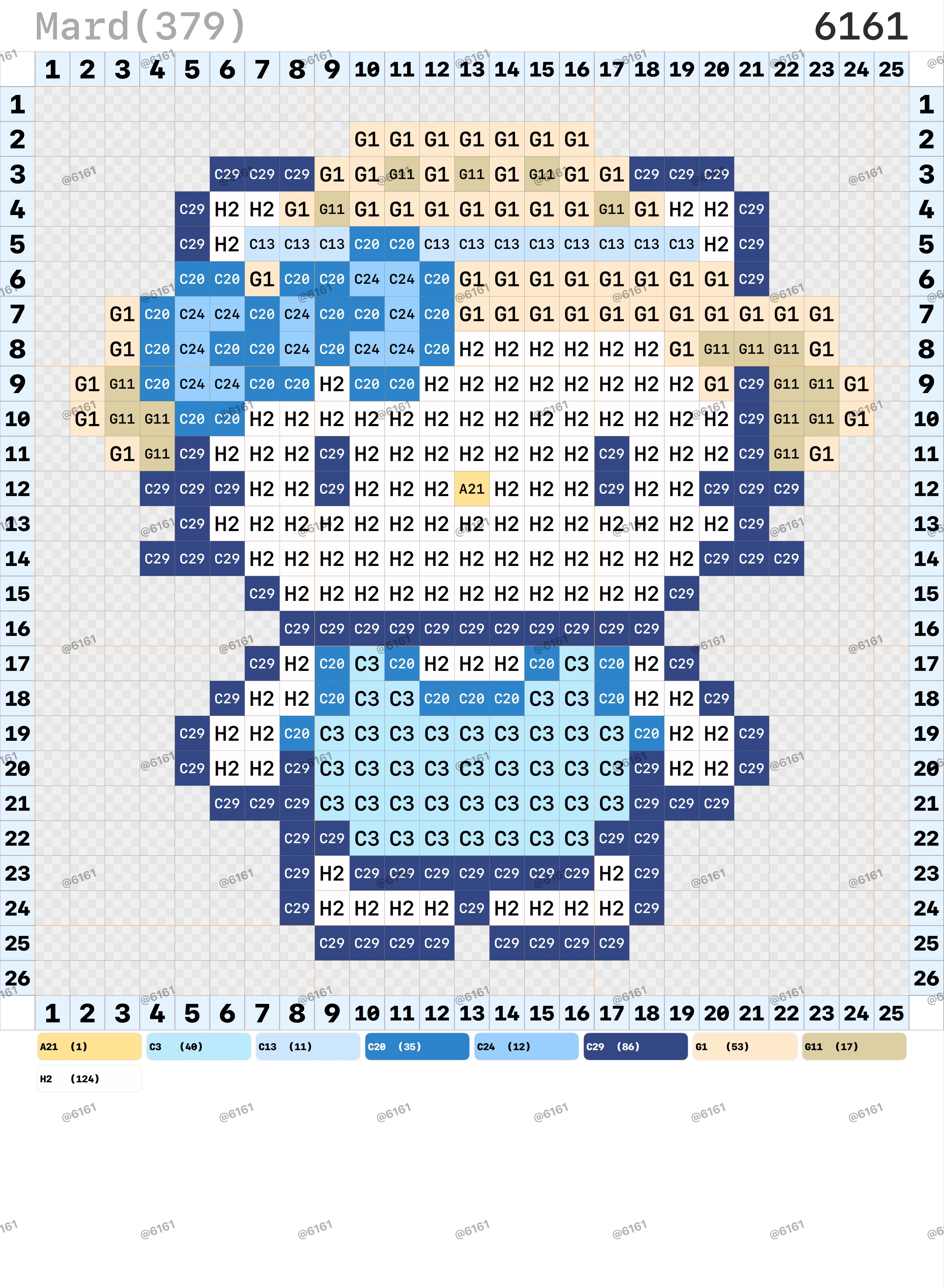 hellokitty拼豆图纸小型迷你版32x32小图
