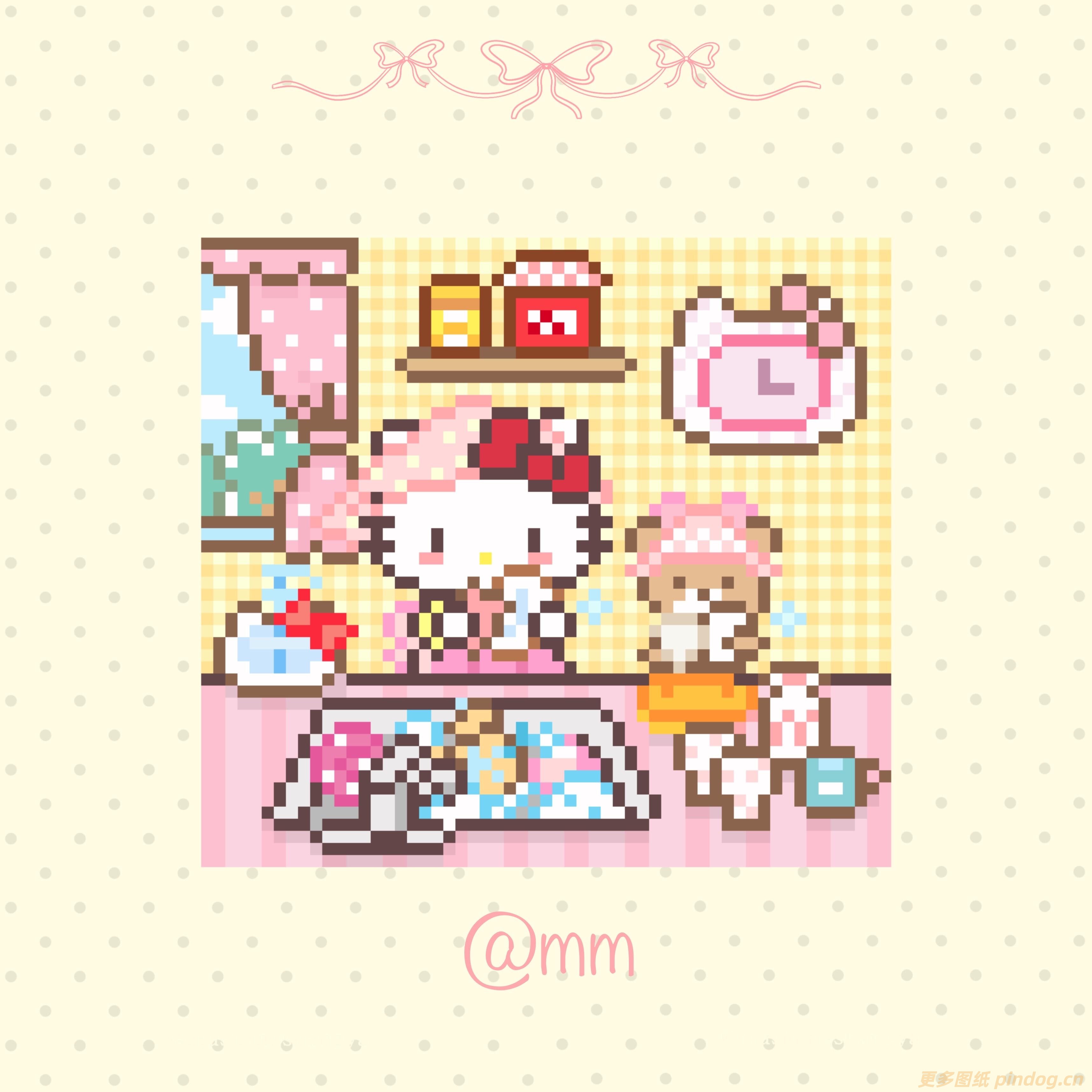 104大图纸 hello kitty大图