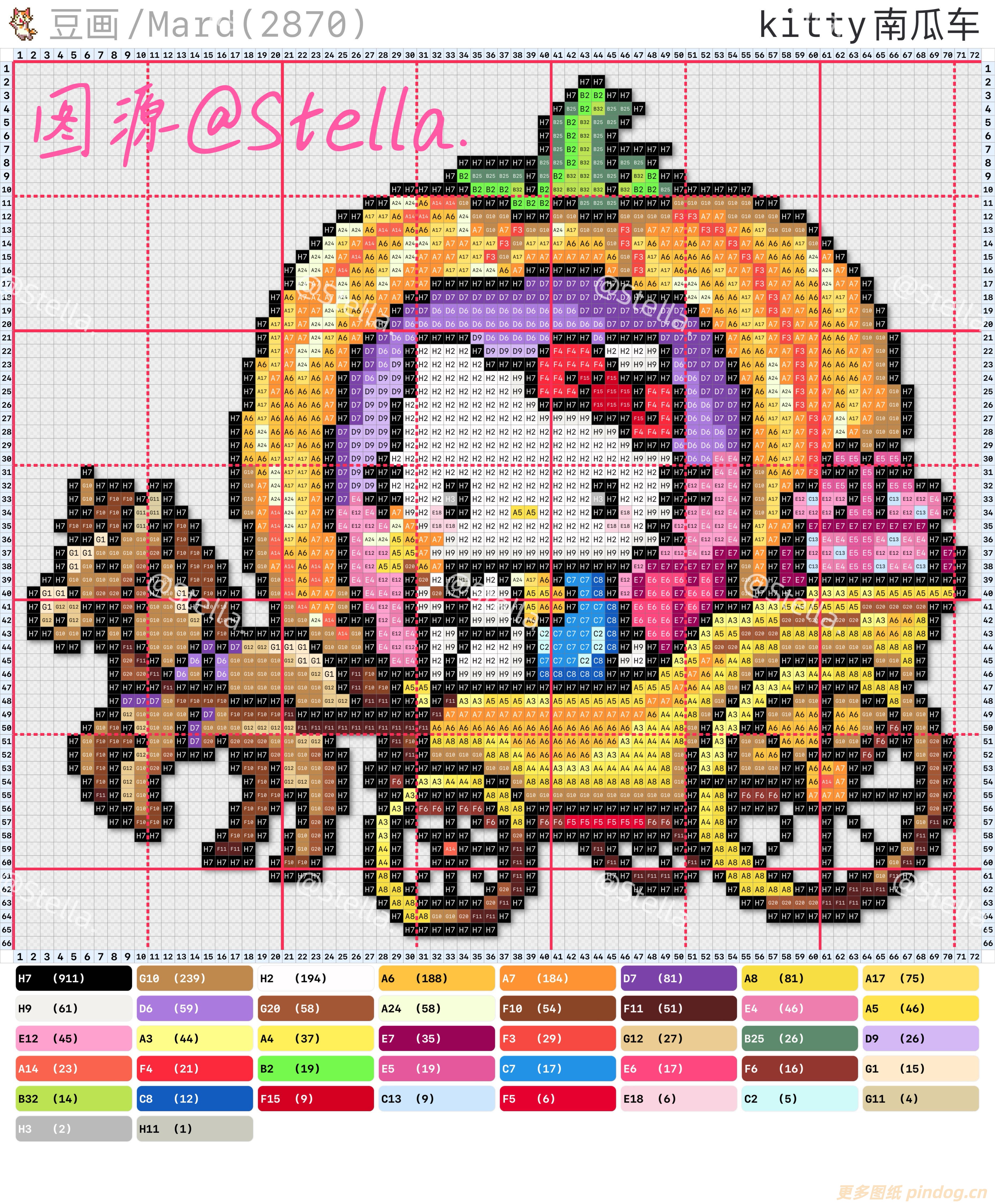 104大图纸 hello kitty大图