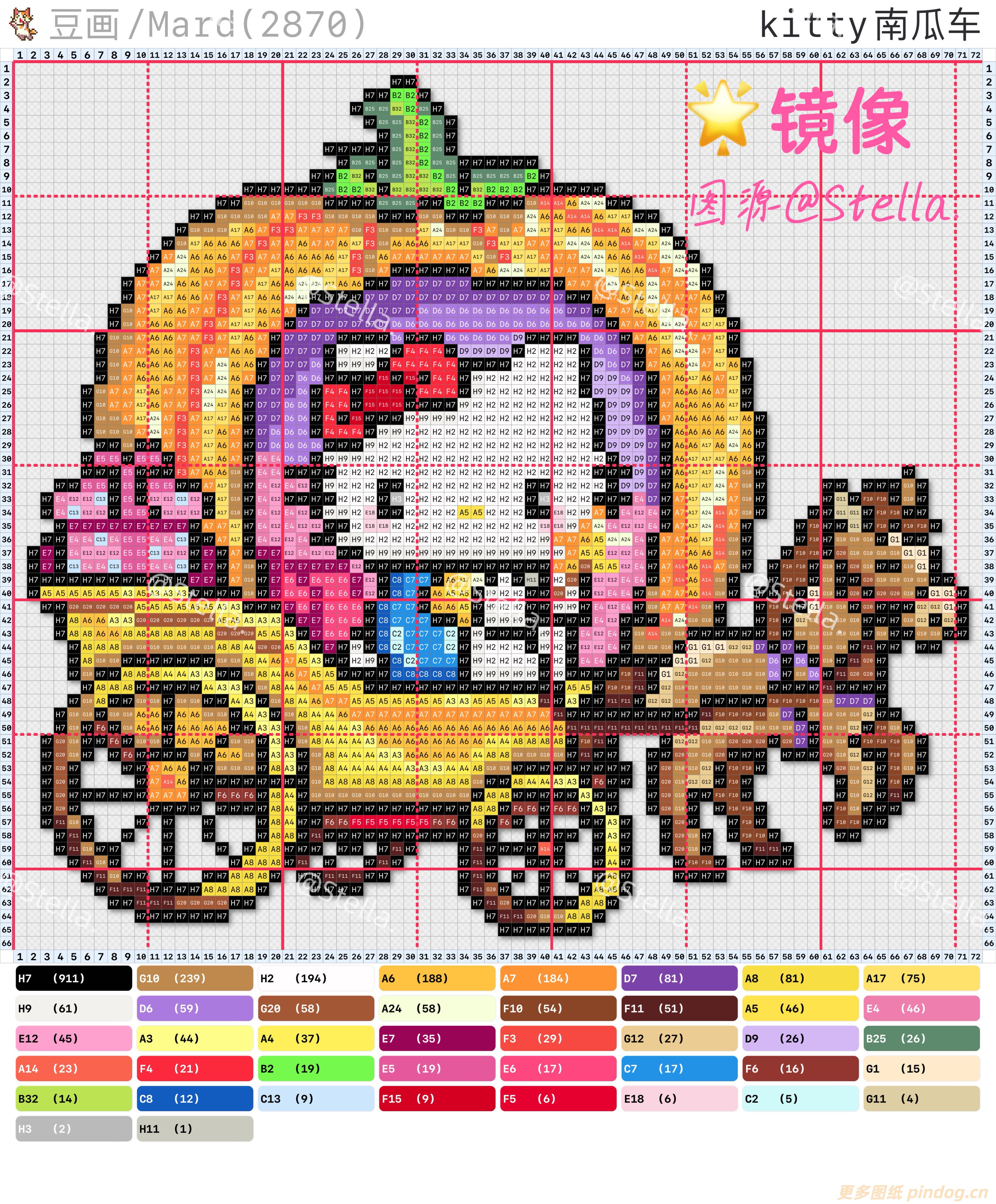 104大图纸 hello kitty大图
