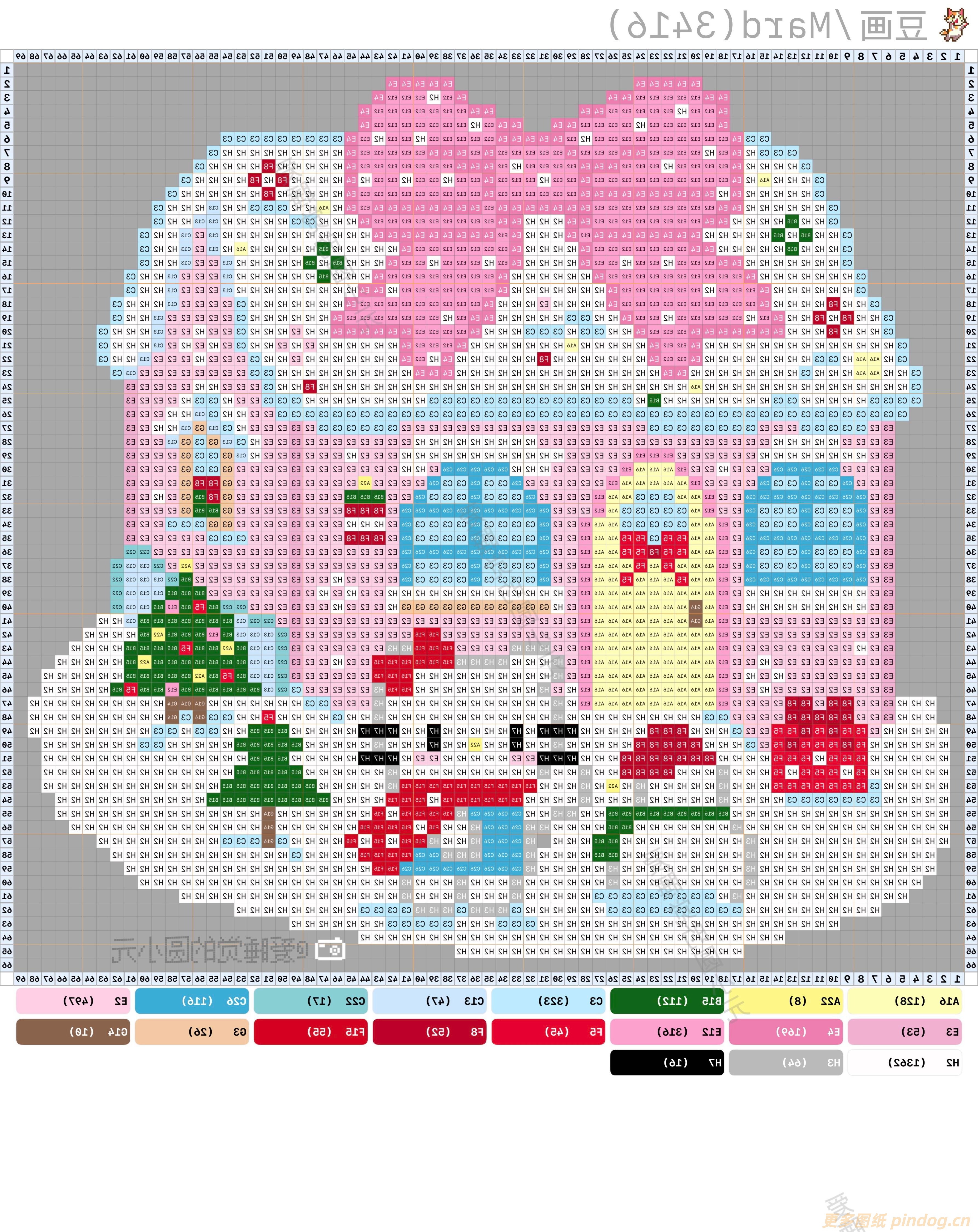 104大图纸 hello kitty大图